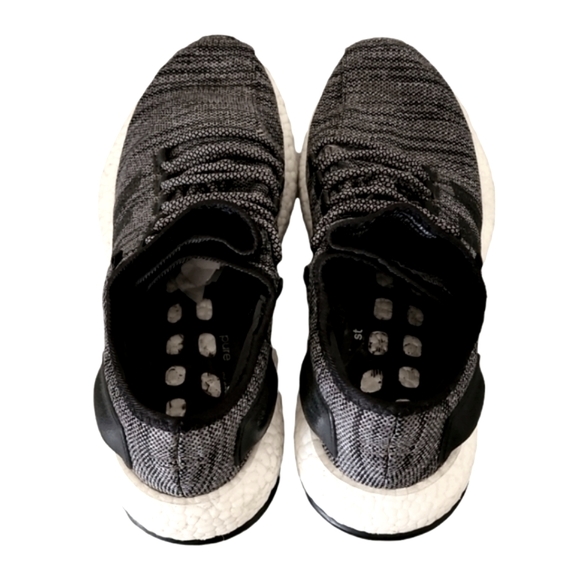 adidas BOOST Oreo Primeknit Sneakers Mens 9.5 All Terrain S80787 Gray Black - Picture 13 of 14